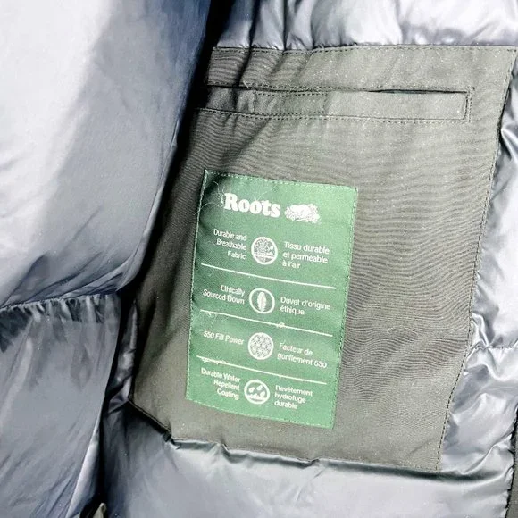 ⚡️SOLD⚡️ roots 2018 jasper black down parka - size xxl - Picture 11 of 14